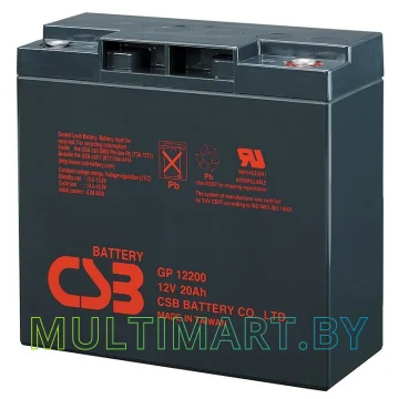 Аккумулятор для ИБП CSB Battery GP12200 (12В/20 А·ч)